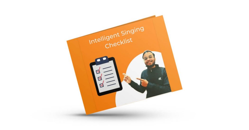 Intelligent Singing Checklist Ebook